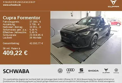 Gebraucht Cupra Formentor VZ 310 PS (228 kW) 2024 Midnight schwarz metallic SUV