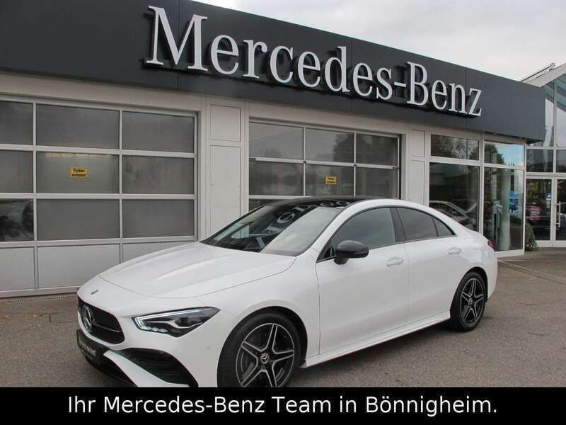 149 polarweiß Gebraucht 2023 Mercedes CLA200 AMG line Coupé | 38.800 € (Etwas zu teuer) - Bild 1/4