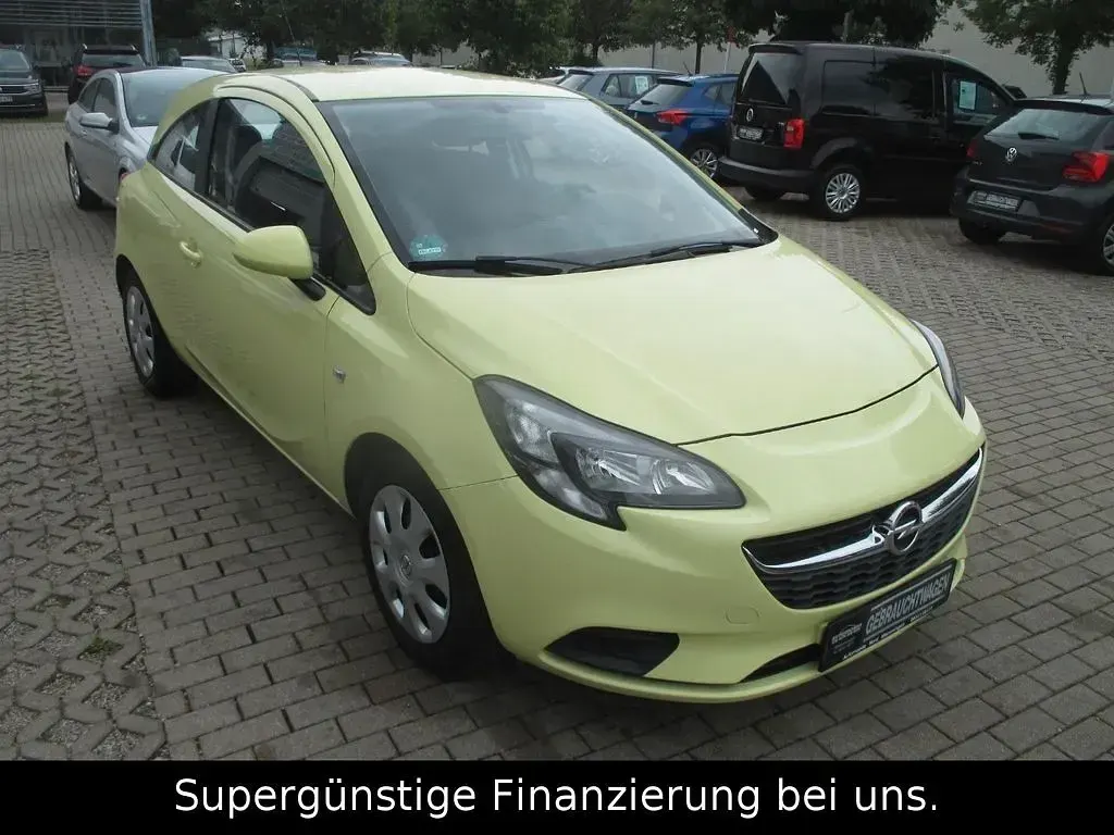 Gebraucht Opel Corsa Edition 69 PS (50 kW) 2015 Gelb Kleinwagen