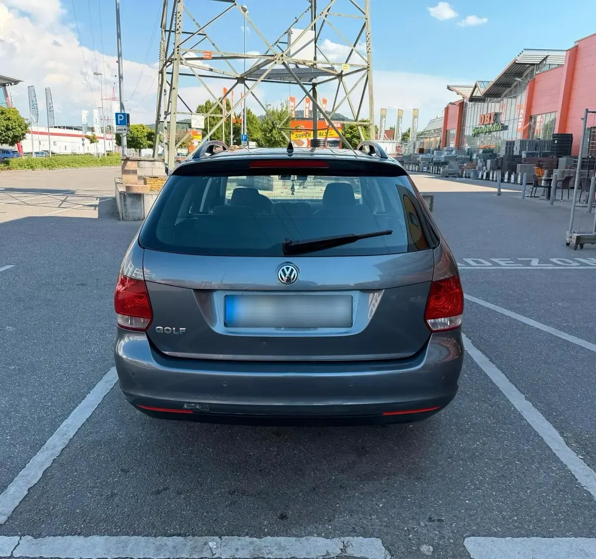Gebraucht VW Golf VI 102 PS (75 kW) 2008 Grau Kleinwagen
