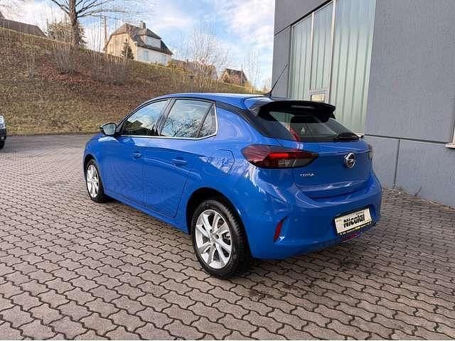 Gebraucht Opel Corsa Elegance 101 PS (74 kW) 2023 Perl blau/voltaik blau Kleinwagen