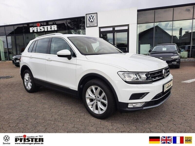 Weiß Gebraucht 2017 VW Tiguan Highline SUV | 20.999 € (Guter Preis) - Bild 1/4