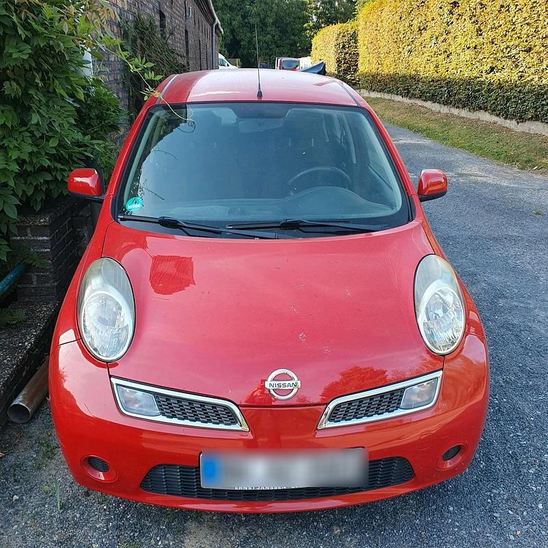 Rot Gebraucht 2010 Nissan Micra Kleinwagen | 1.650 € (Guter Preis) - Bild 1/4