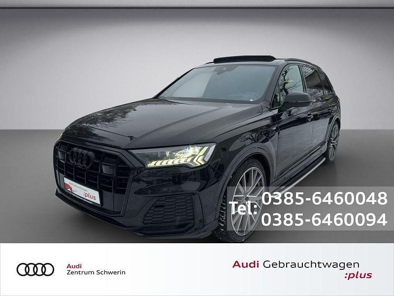 Mythosschwarz metallic Gebraucht 2023 Audi Q7 Competition SUV | 69.990 € (Etwas zu teuer) - Bild 1/4