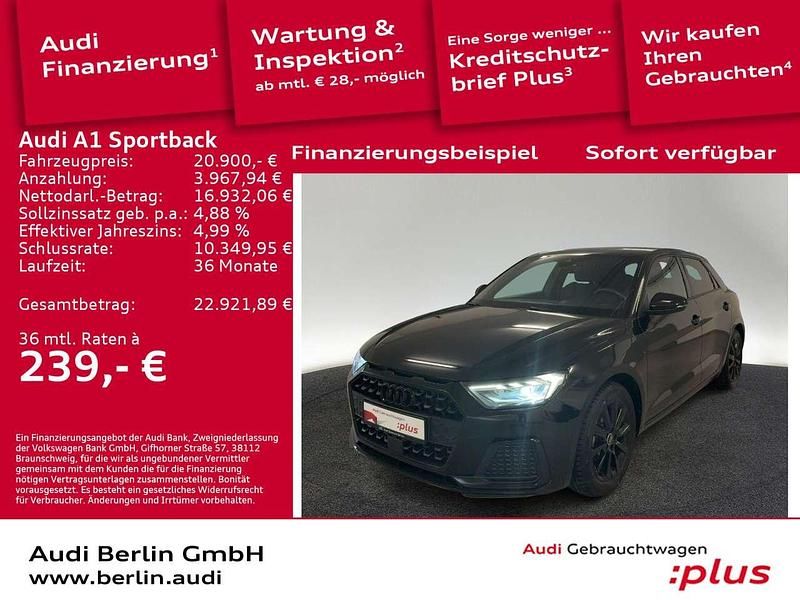 Gebraucht Audi A1 Advanced Plus 95 PS (69 kW) 2021 Mythosschwarz metallic SUV