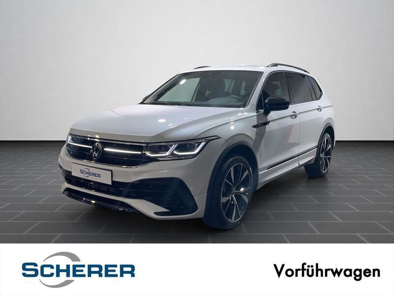 Weiß Gebraucht 2022 VW Tiguan Allspace R-line SUV | 49.990 € - Bild 1/4