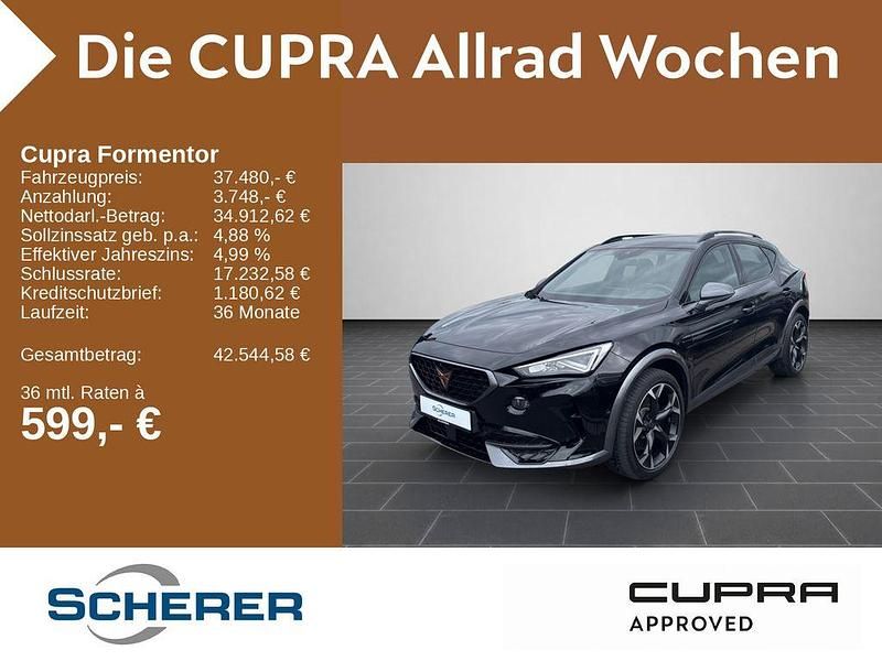 Mitternachtsschwarz (metallic) Gebraucht 2024 Cupra Formentor VZ SUV | 37.480 € (Guter Preis) - Bild 1/4