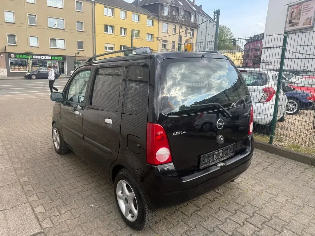 Gebraucht Opel Agila Elegance 75 PS (55 kW) 2002 Schwarz Van / Kleinbus