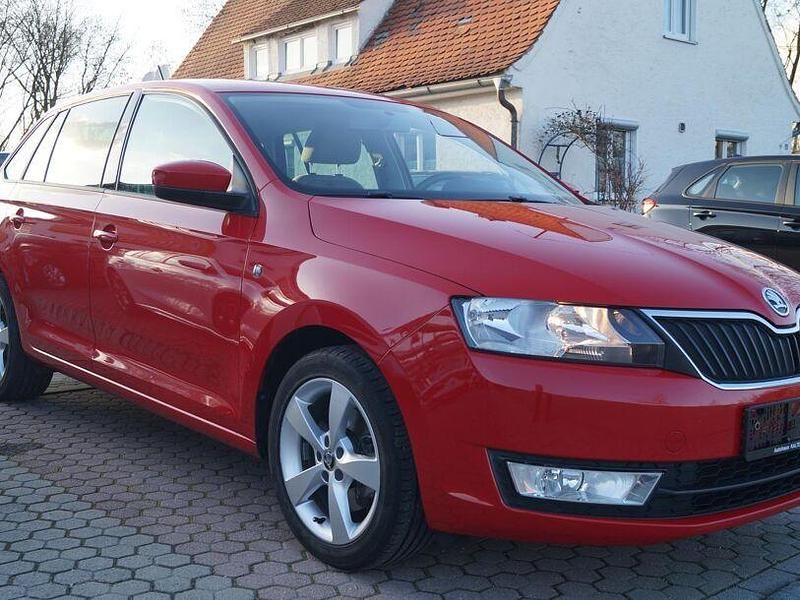 Gebraucht Skoda Rapid 2013 Rot Kleinwagen