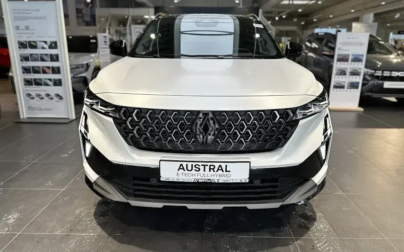 Neu Renault Austral Esprit Alpine 200 PS (147 kW) 2025 Perlmutt weiß satiniert mit da SUV