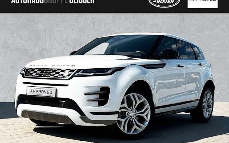 Weiß Gebraucht 2023 Land Rover Range Rover evoque SE Dynamic SUV | 49.251 € (Etwas zu teuer) - Bild 1/3
