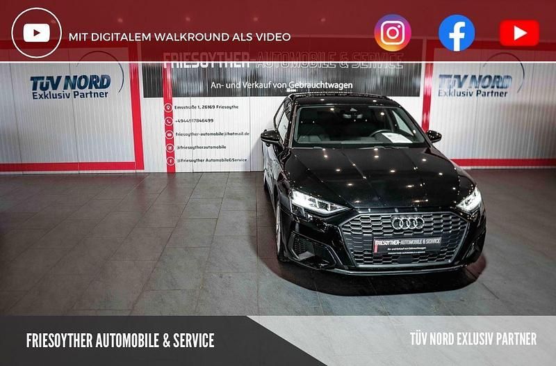 Schwarz Gebraucht 2021 Audi A3 Ambiente Limousine | 16.790 € (Superpreis) - Bild 1/4