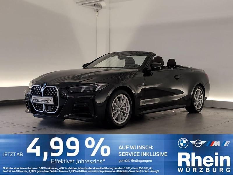 Black sapphire metallic Gebraucht 2025 BMW 430 Cabriolet Comfort Edition Cabrio | 55.810 € - Bild 1/4