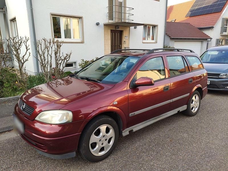 Gebraucht Opel Astra 101 PS (74 kW) 2000 Rot Kombi
