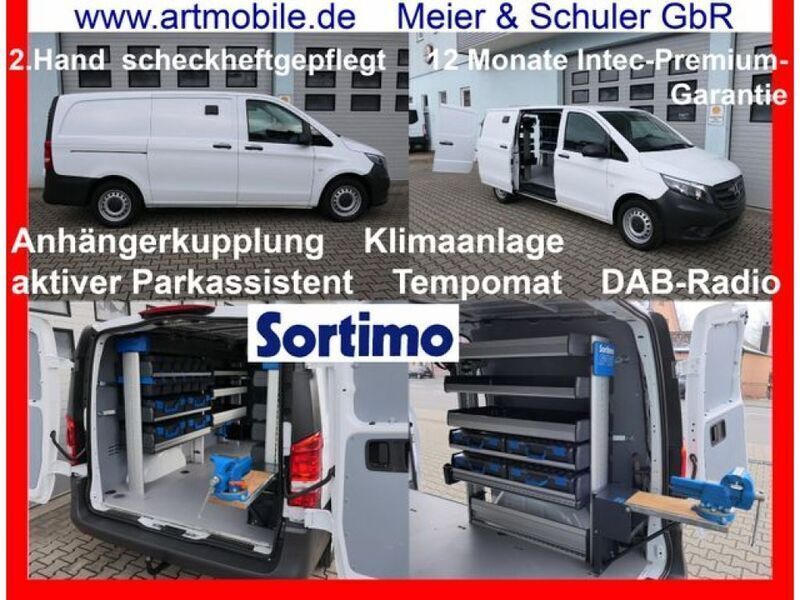 Weiß Gebraucht 2020 Mercedes Vito Van / Kleinbus | 29.900 € (Teuer) - Bild 1/4
