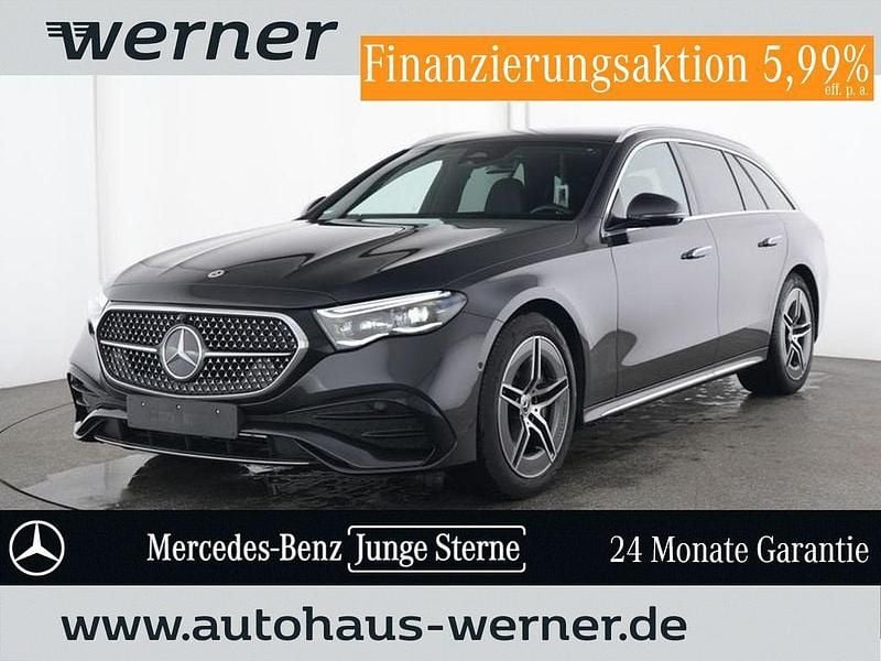 Grau Gebraucht 2024 Mercedes E200 AMG Limousine | 45.954 € (Superpreis) - Bild 1/4