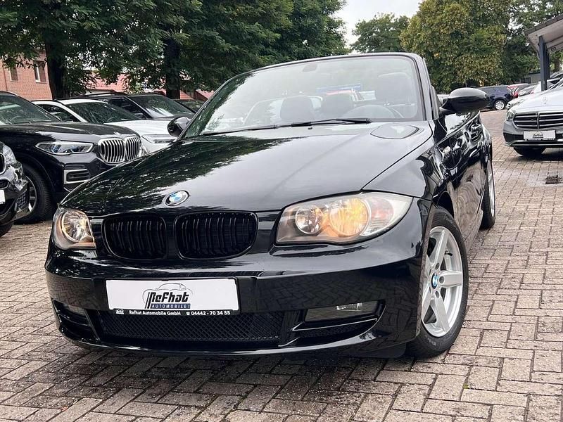 Schwarz Gebraucht 2008 BMW 120 Cabriolet Performance Cabrio | 7.700 € (Fairer Preis) - Bild 1/4