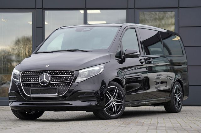 Obsidianschwarz metallic Neu 2024 Mercedes V220 AMG line Van / Kleinbus | 87.980 € - Bild 1/4