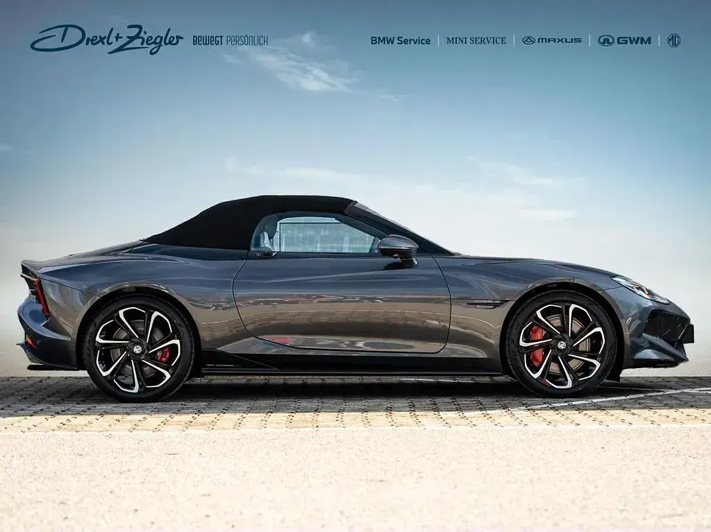 Ny MG Cyberster 375 kW (510 HK) 2026 Grå Cabriolet