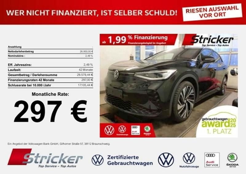 Gebraucht VW ID.4 GTX 219 kW (299 PS) 2023 Grenadillschwarz metallic (metallic) SUV