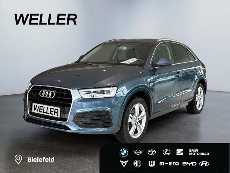 Blau Gebraucht 2015 Audi Q3 S-Line SUV | 20.990 € (Teuer) - Bild 1/3