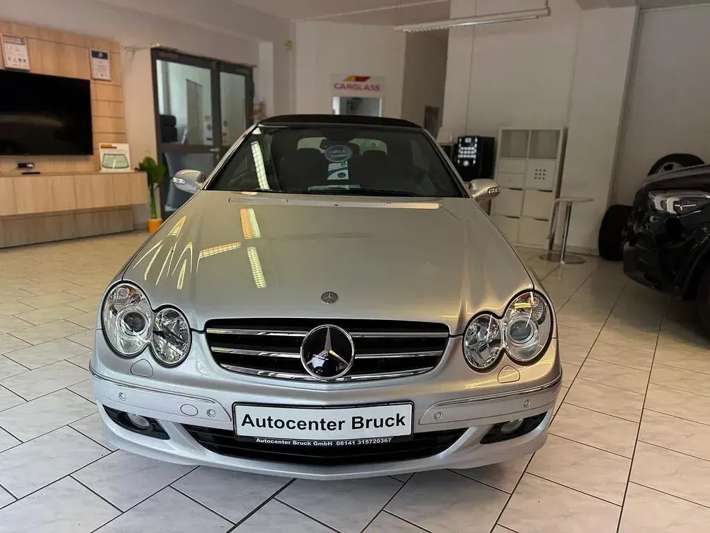 Gebraucht Mercedes CLK500 AMG 387 PS (284 kW) 2007 Silber Cabrio
