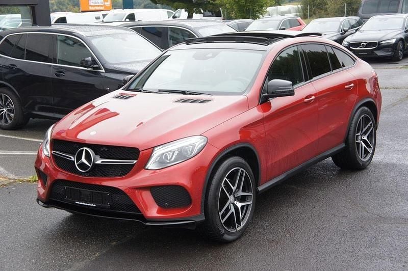 Hyazinthrot metallic Gebraucht 2016 Mercedes GLE350 AMG line Coupé | 39.999 € (Guter Preis) - Bild 1/4