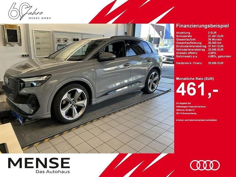 Kieselgrau Gebraucht 2022 Audi Q4 e-tron Comfort SUV | 33.595 € (Etwas zu teuer) - Bild 1/4