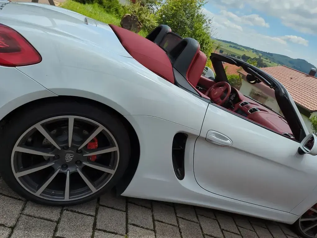 Gebraucht Porsche Boxster 265 PS (194 kW) 2014 Weiß Cabrio