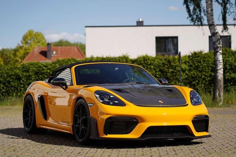 Signalgelb Neu 2025 Porsche Boxster Spyder Cabrio | 198.000 € (Teuer) - Bild 1/4