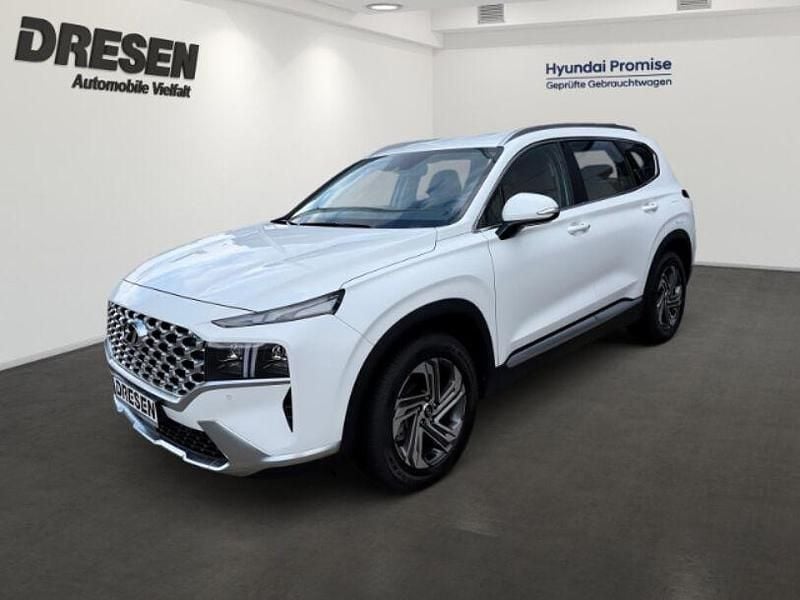 Weiss Gebraucht 2024 Hyundai Santa Fe Trend SUV | 44.690 € (Guter Preis) - Bild 1/4