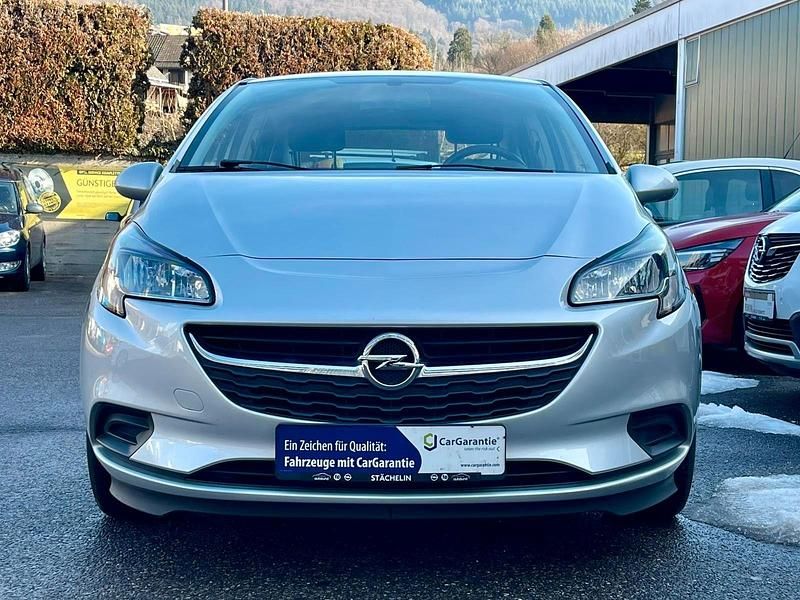 Gebraucht Opel Corsa Edition 90 PS (66 kW) 2015 Argon silber/ice silver (m2) Kleinwagen