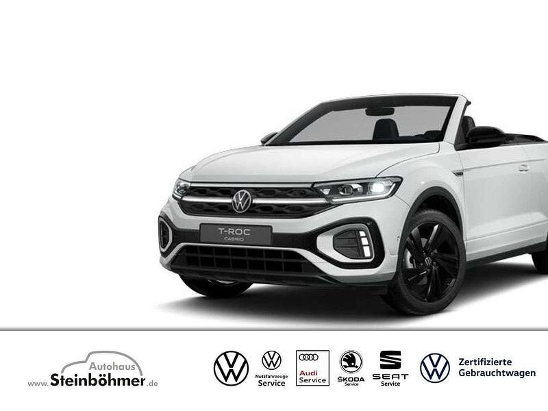 Pure white Neu 2025 VW T-Roc Cabriolet R-line Cabrio | 42.871 € (Guter Preis) - Bild 1/4