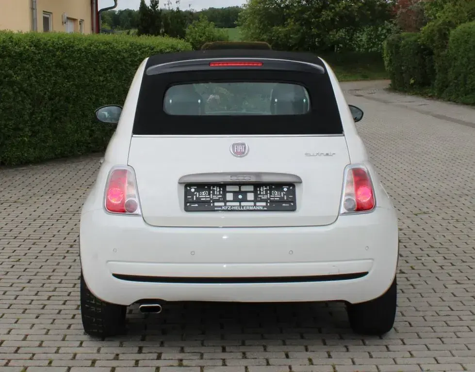 Gebraucht Fiat 500 86 PS (63 kW) 2011 Weiß Cabrio