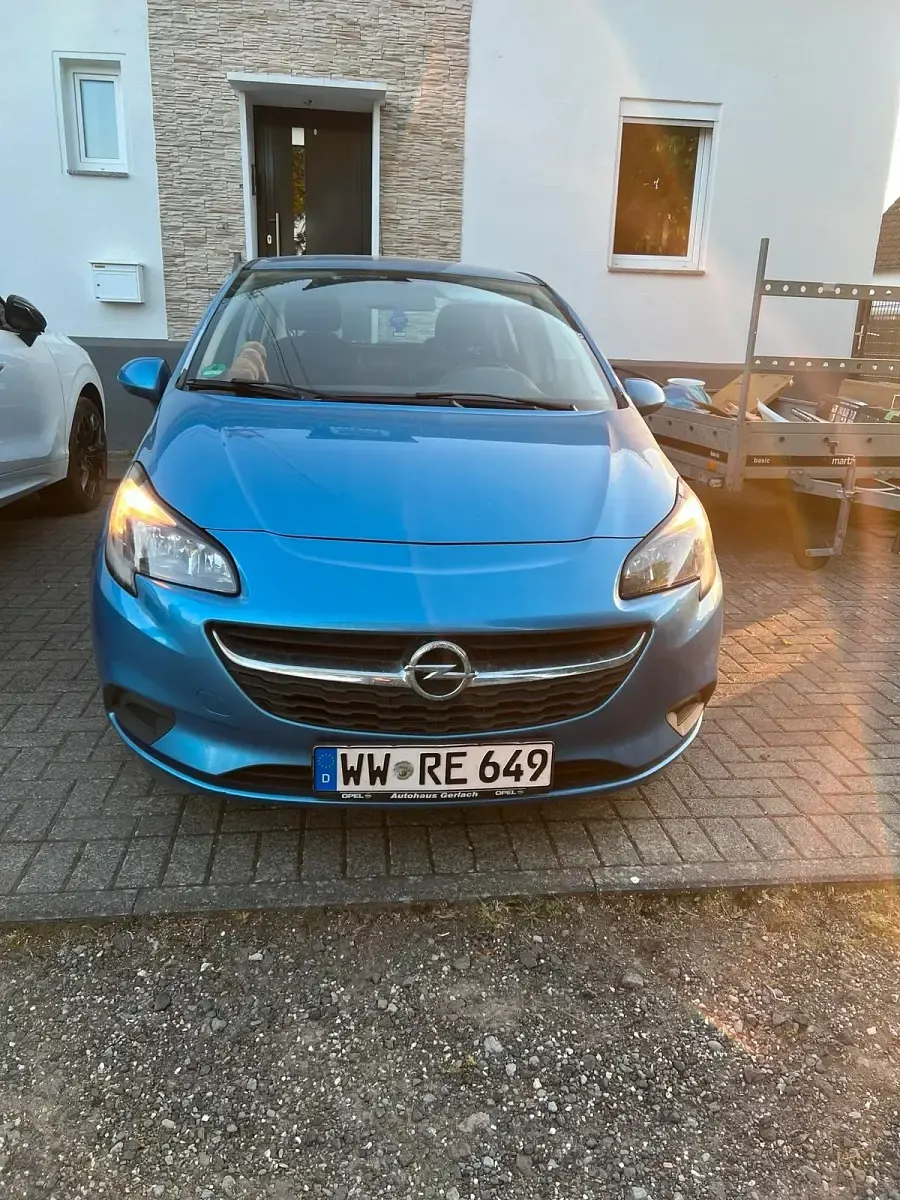 Gebraucht Opel Corsa 90 PS (66 kW) 2015 Blau Kleinwagen