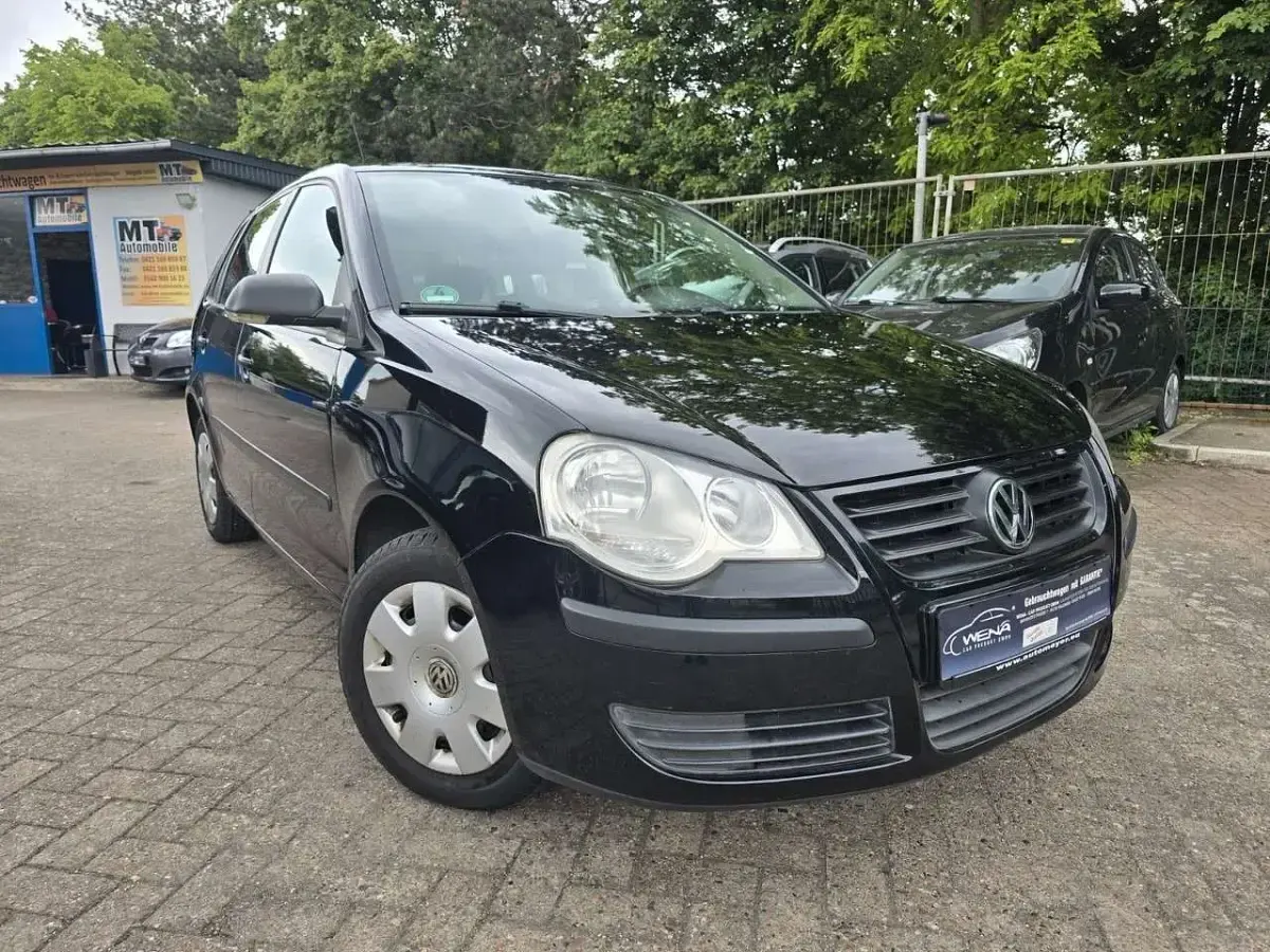 Gebraucht VW Polo 69 PS (50 kW) 2009 Schwarz Kleinwagen