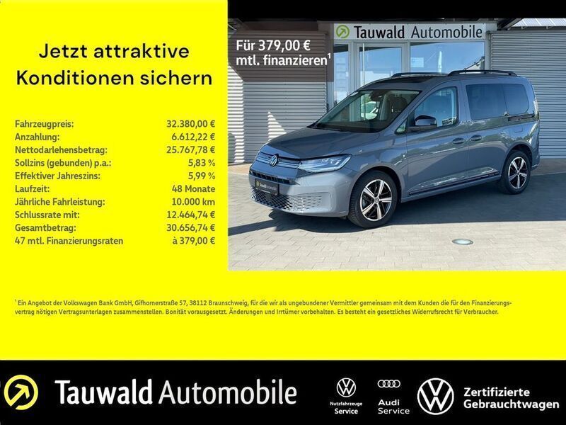 Gebraucht VW Caddy Dark Label 114 PS (83 kW) 2023 Grau Van / Kleinbus