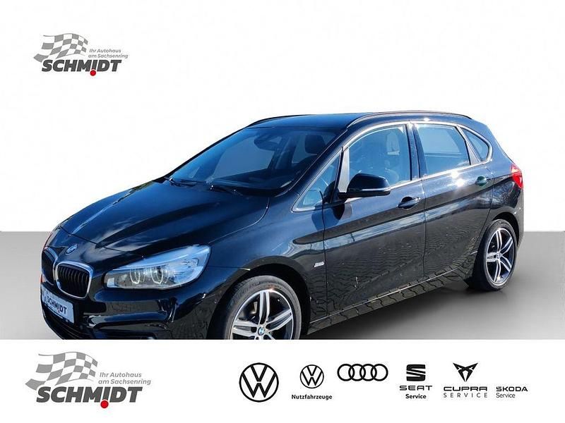 Schwarz Gebraucht 2015 BMW 218 Sport Line Kombi | 9.990 € (Fairer Preis) - Bild 1/4