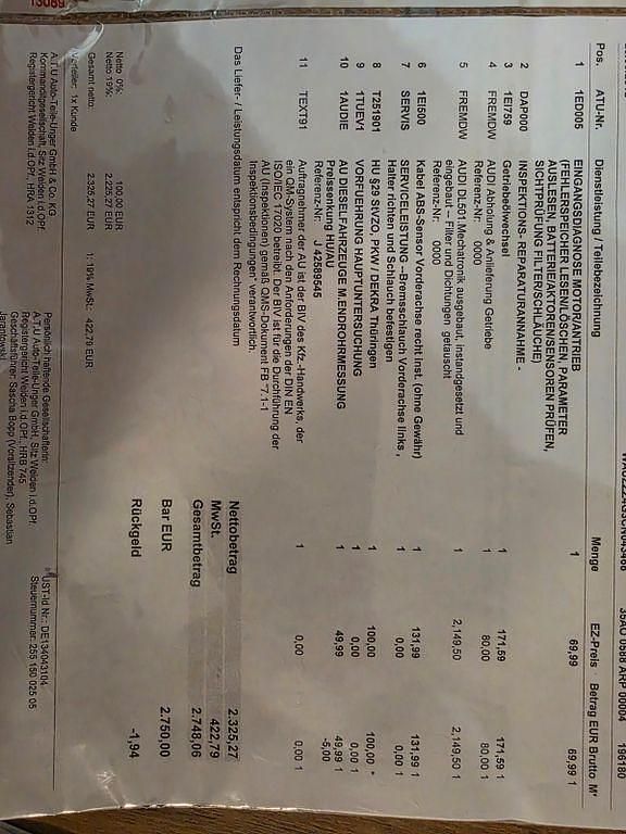 Gebraucht Audi A6 Comfort 245 PS (180 kW) 2012 Schwarz Kombi