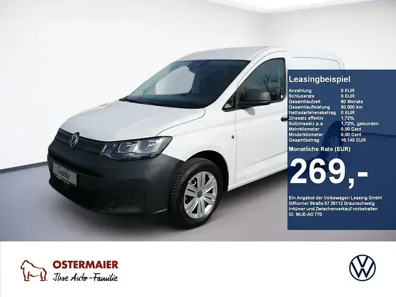 Second-hand VW Caddy 102 CP (75 kW) 2025 Alb Monovolum