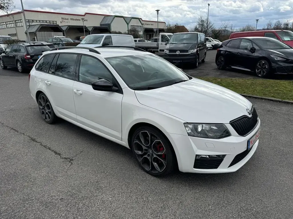 Gebraucht Skoda Octavia RS 184 PS (135 kW) 2015 Weiß Kombi