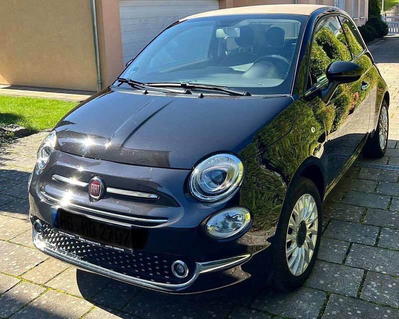 Schwarz Gebraucht 2016 Fiat 500C Lounge Cabrio | 8.600 € (Guter Preis) - Bild 1/4
