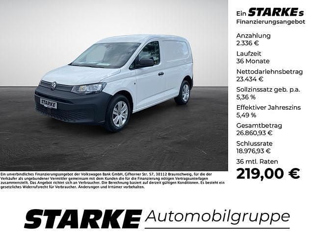 Weiß (candyweiß) Neu 2025 VW Caddy Van / Kleinbus | 25.765 € (Superpreis) - Bild 1/4