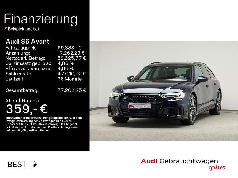 Firmamentblau metallic (metallic) Gebraucht 2024 Audi S6 Ambiente Kombi | 69.888 € (Fairer Preis) - Bild 1/4