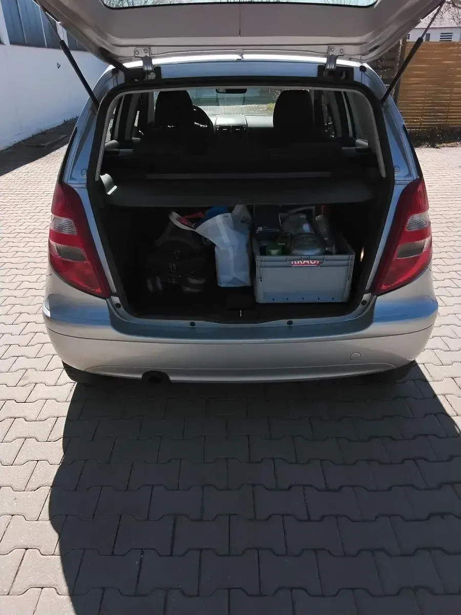 Używany Mercedes A160 82 KM (60 kW) 2008 Srebrny Minivan