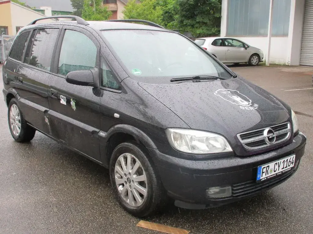 Gebraucht Opel Zafira Elegance 125 PS (91 kW) 2005 Schwarz Van / Kleinbus