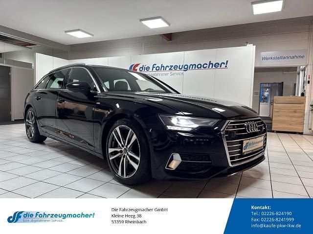 Schwarz Gebraucht 2022 Audi A6 S-Line Kombi | 26.988 € (Superpreis) - Bild 1/4