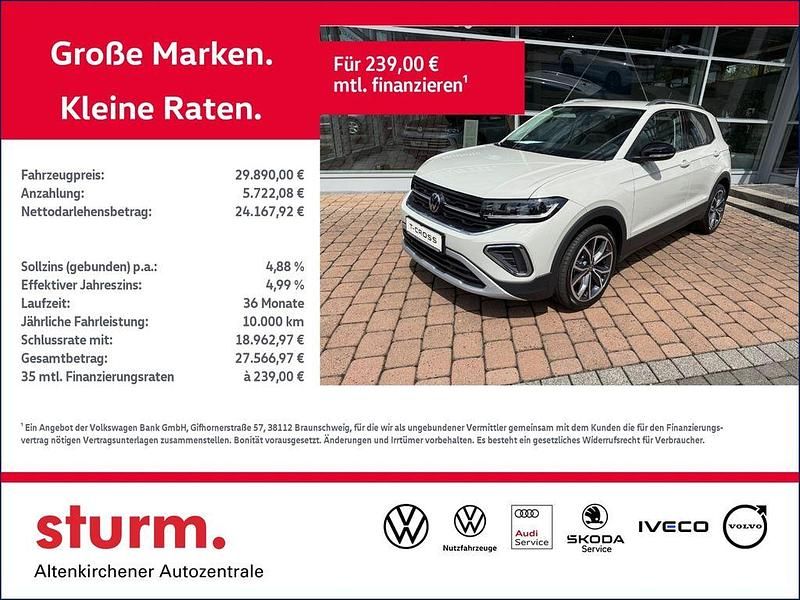 Gebraucht VW T-Cross IQ Drive 116 PS (85 kW) 2026 Grau SUV
