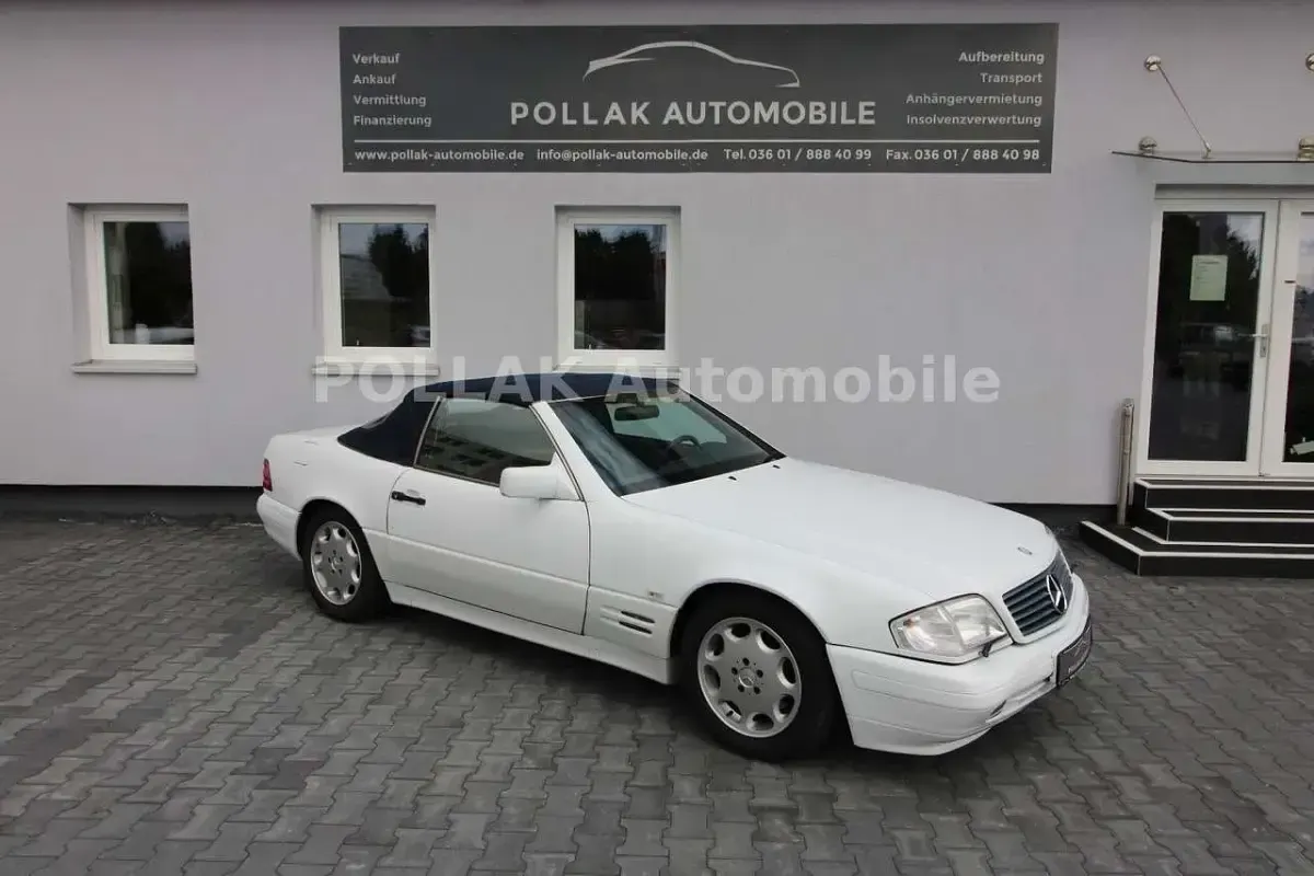 Gebraucht Mercedes SL600 394 PS (289 kW) 1993 Weiß Cabrio