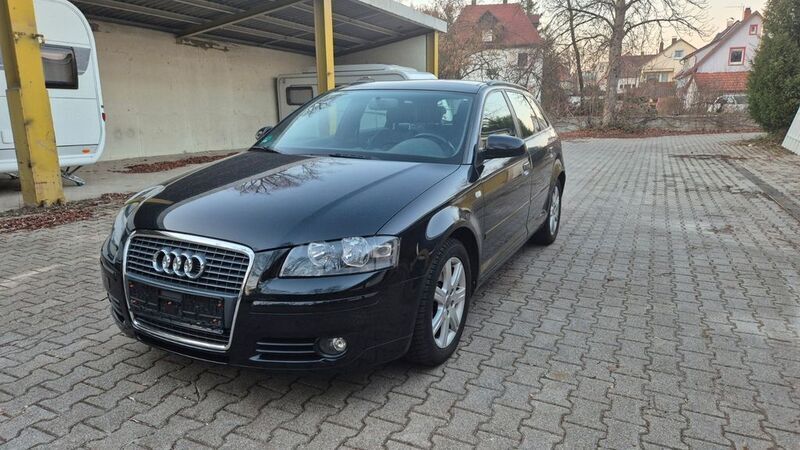 Schwarz Gebraucht 2007 Audi A3 Sportback Ambiente Limousine | 4.880 € (Fairer Preis) - Bild 1/4